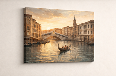 Печать на холсте